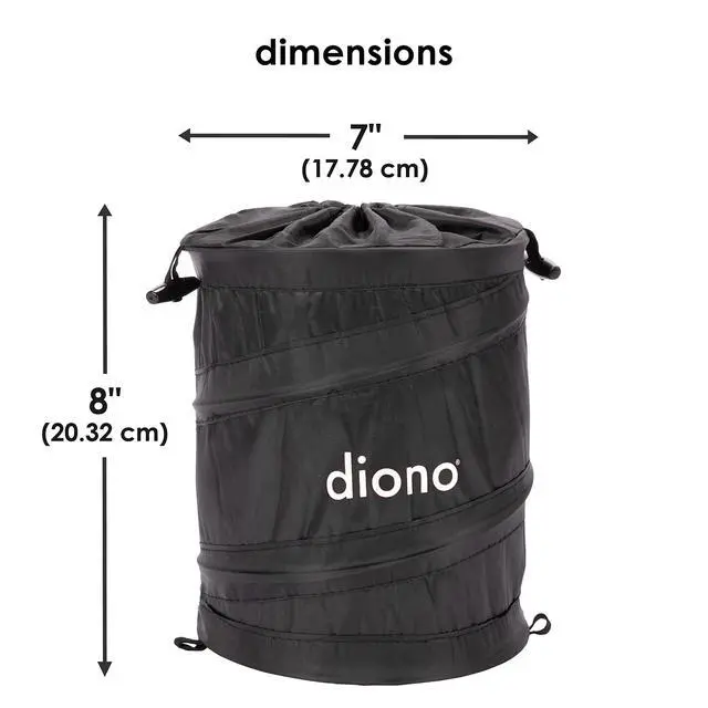 Alt view image 7 of 7 - Pop-up Trash Bin, Collapsible Car Trash Can Portable, Small, Leak Proof, Perfect For Keeping Car Clean, Black