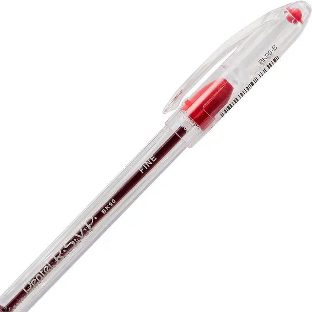 Alt view image 5 of 6 - RSVP Ballpoint Pen, Fine Line, (0.7mm), Assorted Ink, Pack of 5 (BK90BP5M)