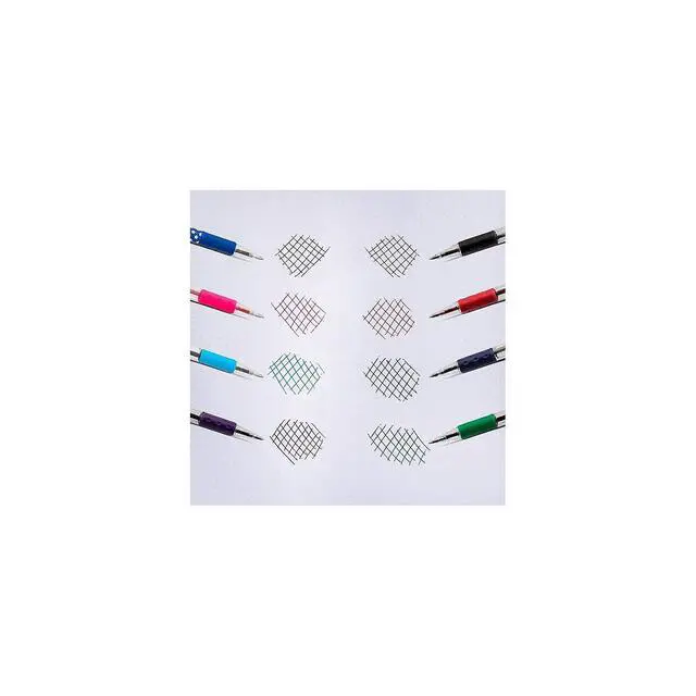 Alt view image 6 of 6 - RSVP Ballpoint Pen, Fine Line, (0.7mm), Assorted Ink, Pack of 5 (BK90BP5M)