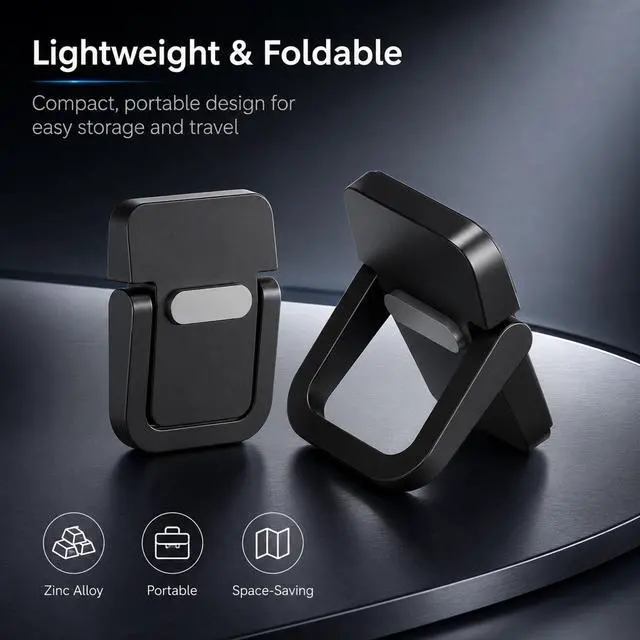 Alt view image 4 of 7 - Keyboard Laptop feet, 2pcs Zinc Alloy Mini Laptop Stands for Desk | Minisize Portable Keyboard Laptop Legs
