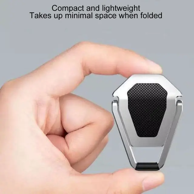 Alt view image 5 of 7 - Portable Laptop Stand for Desk, Mini Foldable Laptop Riser,Anti-Slip Alloy Keyboard Stands Riser, Computer Stand Compatible with MacBook Air/Pro/Dell/HP/Lenovo/11''-17''Laptops and Keyboards (Silver)