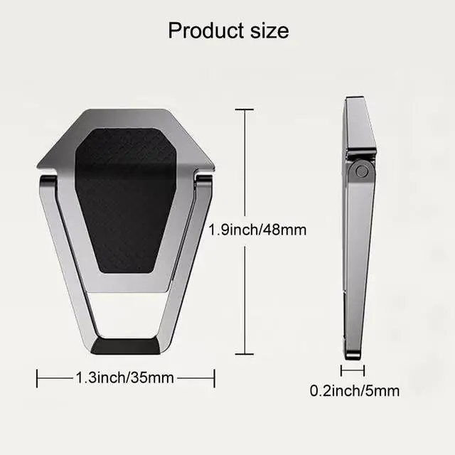 Alt view image 7 of 7 - Portable Laptop Stand for Desk, Mini Foldable Laptop Riser,Anti-Slip Alloy Keyboard Stands Riser, Computer Stand Compatible with MacBook Air/Pro/Dell/HP/Lenovo/11''-17''Laptops and Keyboards (Silver)