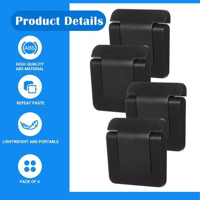 Alt view image 7 of 7 - Laptop Feet, 4 Pcs Portable Lightweight Small Laptop Stand, Ergonomic Cooling Keyboard Lifter for for Most Keyboards Laptops