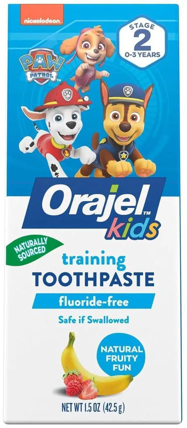 Alt view image 4 of 7 - Naturals PAW Patrol Kids Toothpaste, Fruity Flavor, 1.5 Oz | Fluoride-Free Training Toothpaste, For Babies and Toddlers Ages 0-3, No Artificial Colors, Dyes or Sweeteners