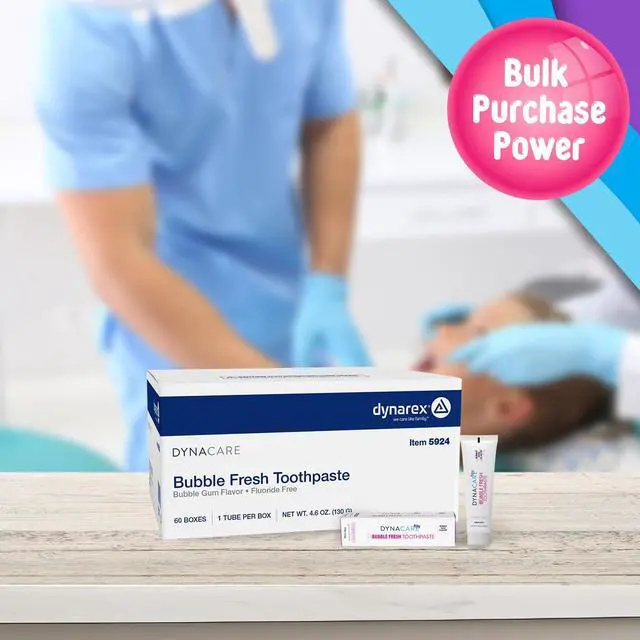 Alt view image 6 of 7 - Care Bubble Fresh Fluoride-Free Kids Toothpaste, Bubblegum Flavor, Gentle Cleansing, Safe to Swallow - 4.6 oz., 1 Count