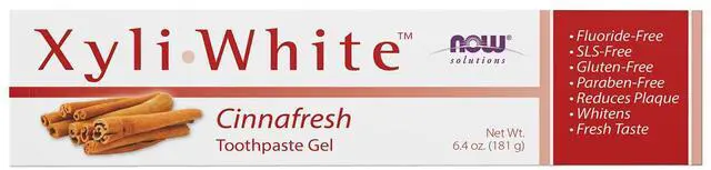 Main image of Solutions, Xyliwhite Toothpaste Gel, Cinnafresh, Cleanses and Whitens, Clean and Fresh Cinnamon Taste, 6.4-Ounce