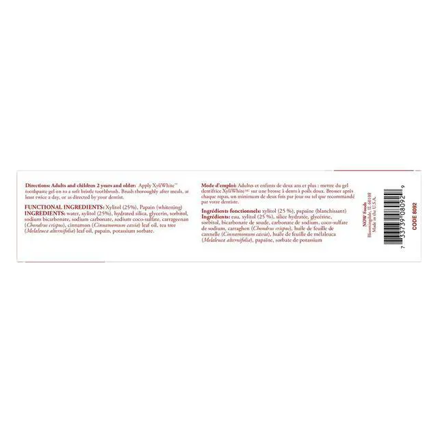 Alt view image 2 of 4 - Solutions, Xyliwhite Toothpaste Gel, Cinnafresh, Cleanses and Whitens, Clean and Fresh Cinnamon Taste, 6.4-Ounce