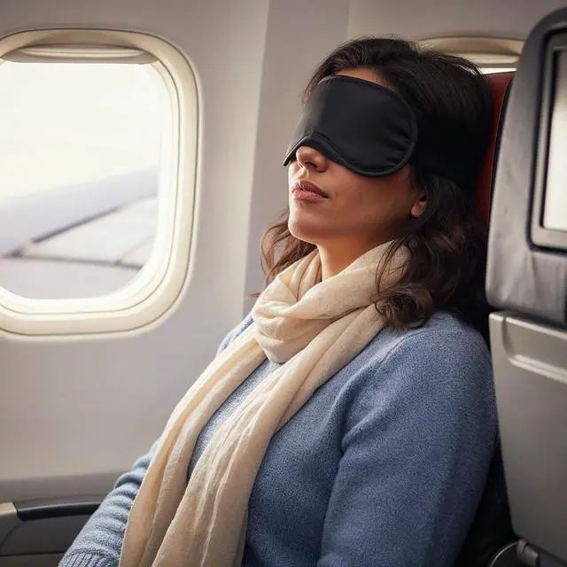 Alt view image 7 of 7 - 6 Pcs Eye Mask Sleep Masks Bulk Soft Breathable Blackout Eye Cover for Side Sleeper, Black Blindfold Sleeping Mask with Adjustable Straps for Travel Blindfold Meditation Nap Women Men Kids