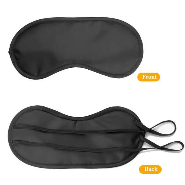 Alt view image 7 of 7 - 6 Pack Blindfold Eye Mask Cover Sleep Mask for Party Games Travel Sleep Team Build Party Supply with Adjustable Strap for Women Men Kids, Black