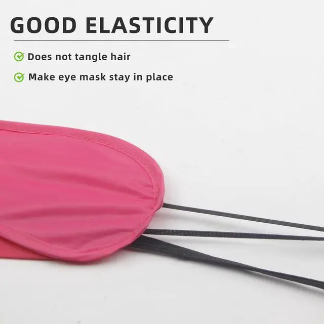 Alt view image 3 of 6 - 12pcs Eye Mask Sleep Masks Blindfolds Multicolor Sleeping Mask Blindfold Eye Cover Team Building Games Party with Nose Pad and Adjustable Strap for Women Men Kids