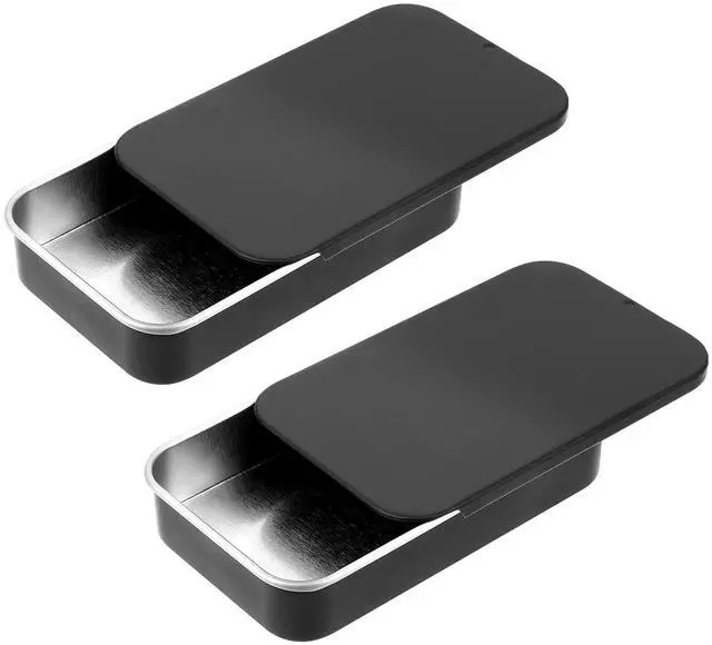 Main image of 2Pack Dental Floss Portable Case Tooth Picks Dispense Refillable Glide Floss Storage Container Storage Adult Floss of Various Sizes for Portable Travel Flossing Solution, Black