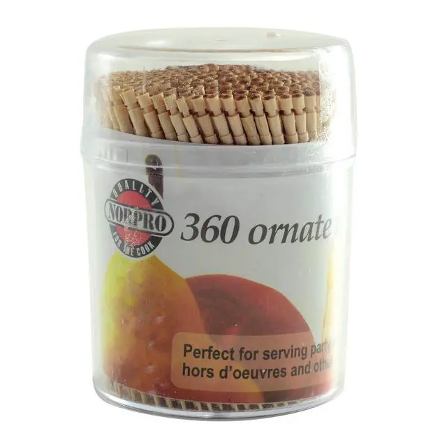 Alt view image 2 of 3 - Ornate Wood Toothpicks, 360 pieces