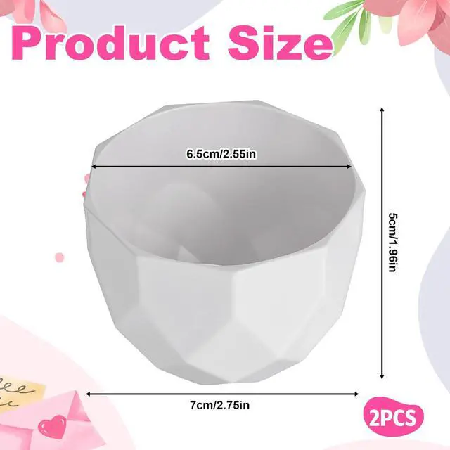 Alt view image 2 of 7 - 2 Pcs Toothpick Holder Dispenser Cocktail Pick Holder Decorative Toothpick Dish and Holders White Toothpicks Holders for Table Home Kitchen Restaurant Parties Wedding Get Together Elegant Home Decor
