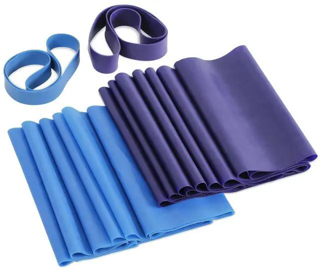 Main image of RFitness Professional Training Exercise Fitness Resistance Band 4-PC Set