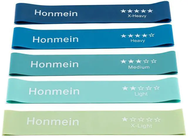 Main image of Resistance Loop Exercise Bands | Multi-Colored Workout Bands for Home Fitness, Strength Training, Natural Latex Band Include Instruction Guide and Carry Bag