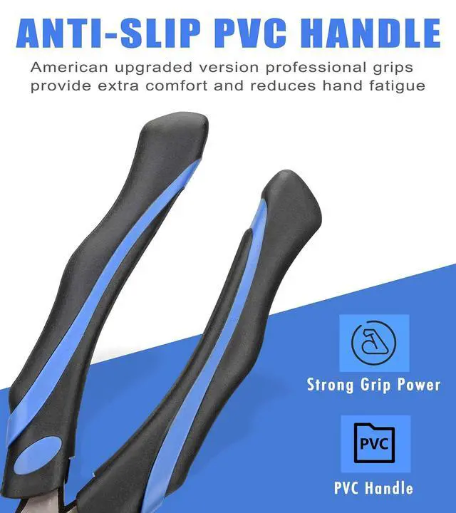 Alt view image 4 of 7 - 6-Inch Linesman Pliers with heavy Duty Nickel Chromium Steel Construction