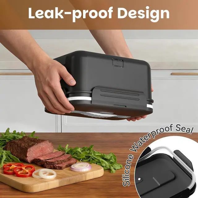 Alt view image 7 of 7 - Cordless Electric Lunch Box with 8000mAh Battery, 1.8L/7.6-Cup Heated Lunch Box for Adults, Portable Self-Heating Food Warmer for Office Outdoor Work