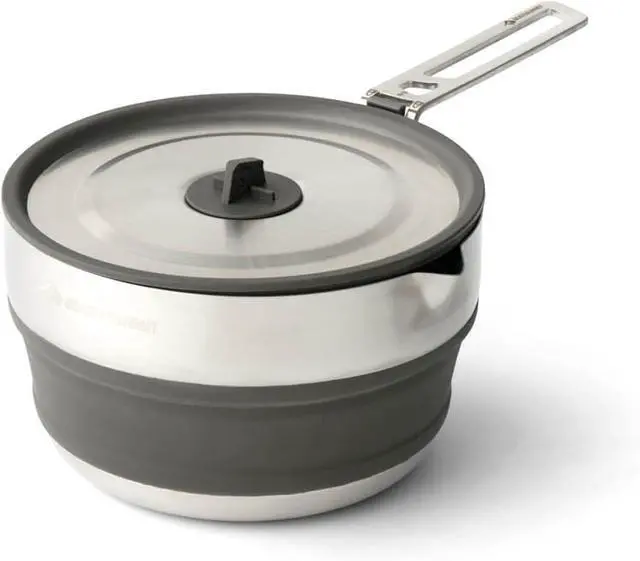 Main image of Detour Stainless Steel Collapsible Pouring Pot, 1.8 Liters