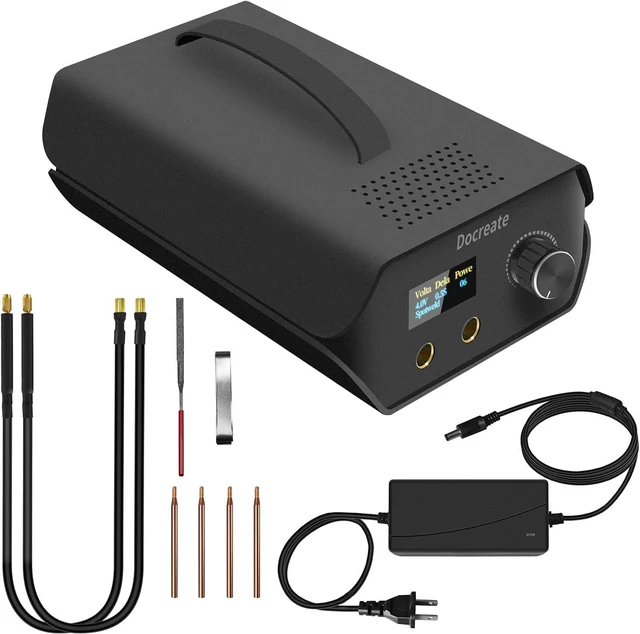 Main image of 3000F Farad Capacitor Portable Spot Welder with LCD Screen 120-Level Adjustable Machine for 18650 Battery Storage, Nickel Strip 0.1-0.3mm