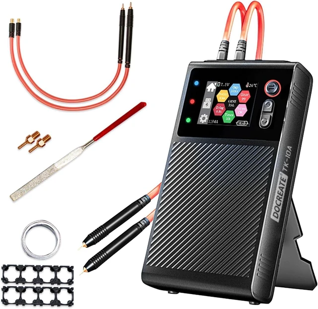 Main image of 8000mAh Portable Handheld Battery Spot Welder with LCD Screen 99-Gear Adjustable Machine, Pulse 0.1mm-0.25mm for Iron, Stainless Steel, Nickel Strip & 18650 Battery Pack