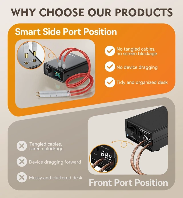 Alt view image 6 of 7 - 11000W Battery Spot Welder with Rotary Knob & 100 Gears 0.1-0.3mm Dual-Pulse, Auto Modes, for Lithium Battery Repair & Welding