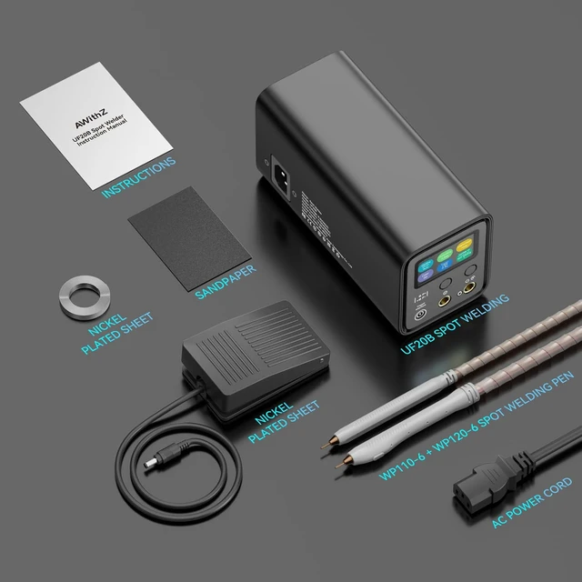 Alt view image 7 of 7 - Capacitor Battery Spot Welder, UF20B 10.5KW Spot Welder, 3-in-1 Auto & Manual & Foot Pedal Three Modes Welding Equipment for 18650/LiFePO4 Lithium Battery Pack Building with Foot Pedal