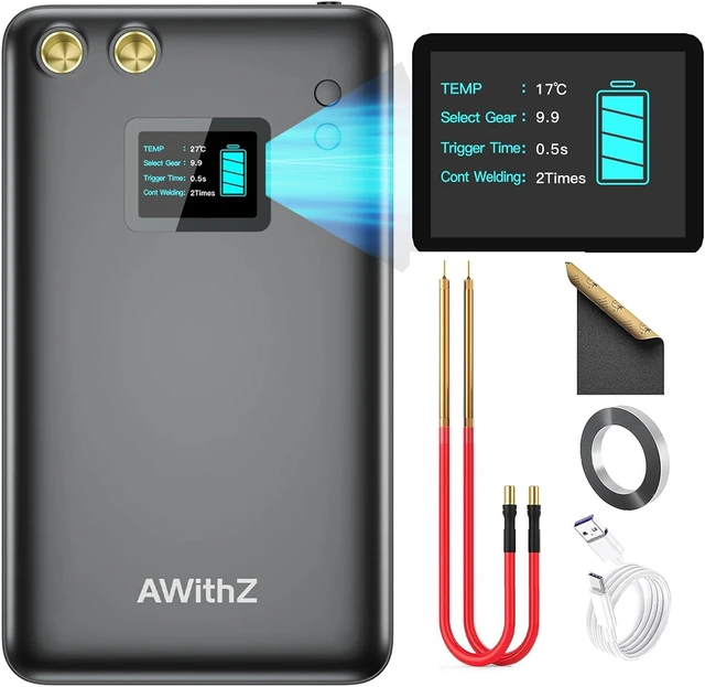 Main image of 11000mAh Battery Spot Welder with 1.5" LCD Screen 99-Gear Adjustable Mini Welder for 18650 Battery (11000mAh)