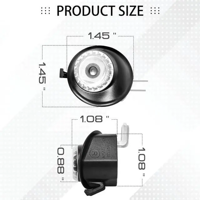Alt view image 3 of 7 - 2Pcs Side Mirror Logo LED Welcome Light Projector Door Light Floor Light Accessories Suitable for Cadillac ATS 2013-2019 CTS 2014-2019 CT4 2019-2024 CT5 2019-2023 CT6 2016-2022