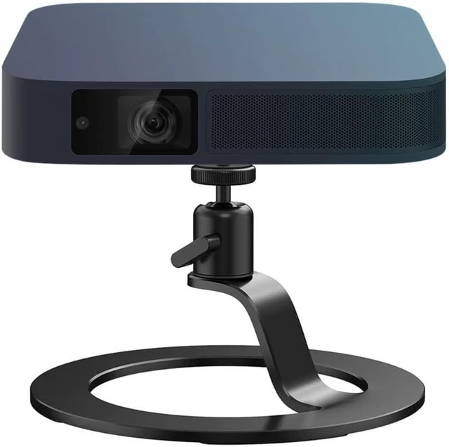 Main image of Aluminum Desktop Projector Stand Mount Base with Ball Head, 360 Degree Adjustable Table Bracket for Nebula, XGIMI, VANKYO, Jinhoo, Epson & More