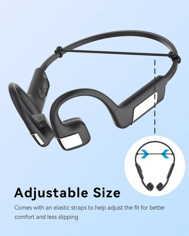 Alt view image 5 of 7 - Bone Conduction Swimming Headphones IP68 Waterproof Bluetooth 5.4 Earbuds, Built-in 32GB MP3, Open-Ear Underwater Earphones for Swimming, Running & Cycling