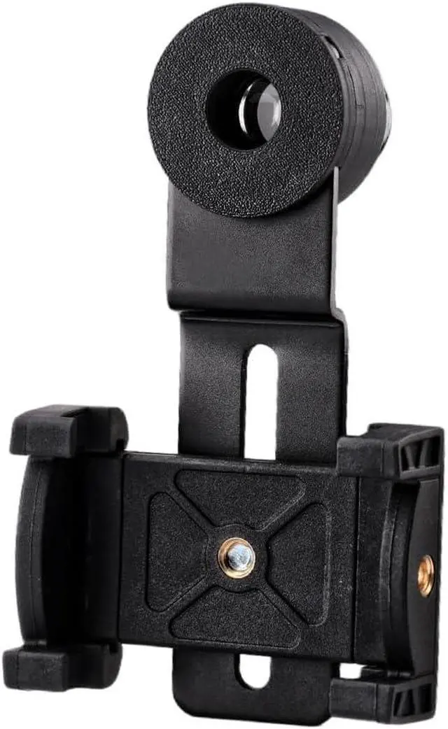 Alt view image 7 of 7 - 23.2 mm Microscope Phone Mount with Integrated WF16x Widefield Eyepiece, One-Piece Printed Head, Aluminum Alloy Frame, Spring Clamp Fits 0.913" Eyepiece Tubes