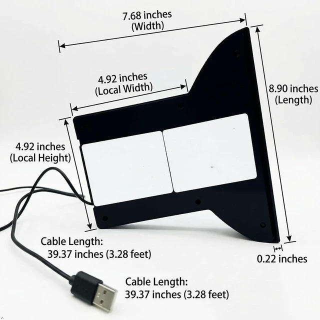Alt view image 7 of 7 - No-Drill Cabinet Cooling Fan Quiet Slim Fan for Home Theater AV Cabinets, Electronics Enclosures, Server Racks & Ventilated Doors