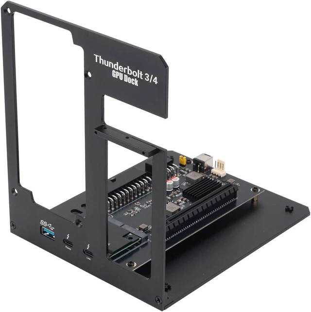 Main image of Thunderbolt 3/4 eGPU Enclosure Compatible with USB4 Supports NVIDIA/AMD Graphics & PCIe Cards, ATX Power Supply, PD 85W Charging (VK-Y900)