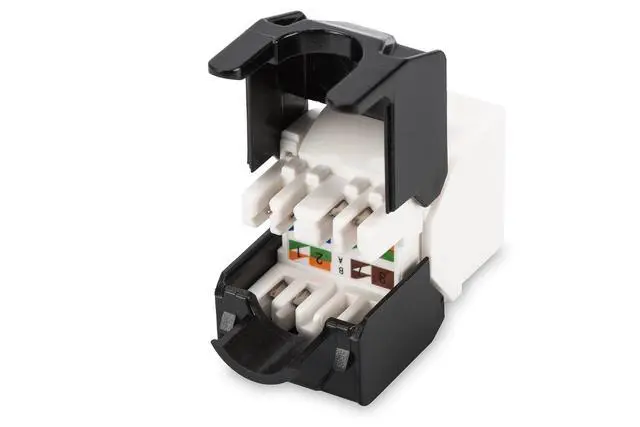 Alt view image 3 of 3 - DN-93603 Keystone module Cat 6 12 units RJ45 network socket Cat.6 unshielded 250 MHz 1GBase-T 1 Gbit/s AWG 26 to AWG 22 tool-free installation