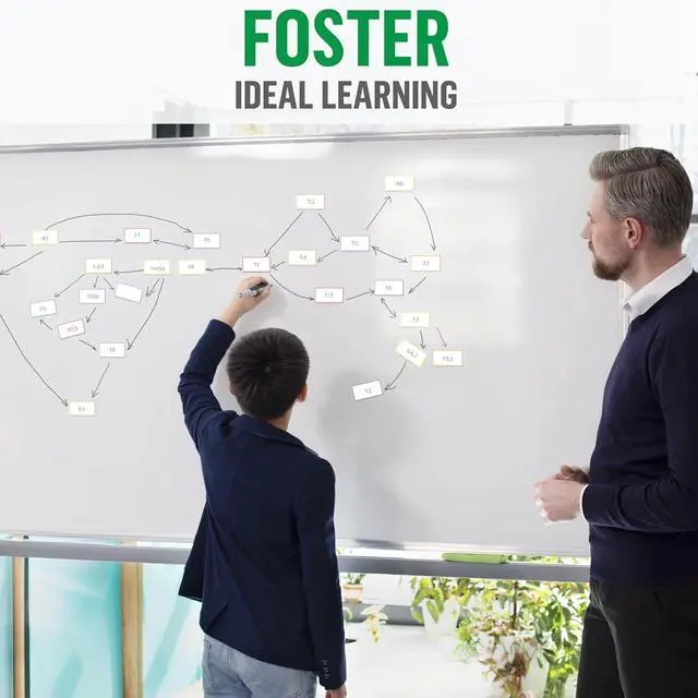 Alt view image 7 of 7 - 100 Pack Dry Erase Magnetic Labels 2x4 in - Magnetic Name Tags for Classroom Lockers School Bus - Classroom Magnets for Names - Magnet Labels for Whiteboard - Magnet Names Plates for Classrooms