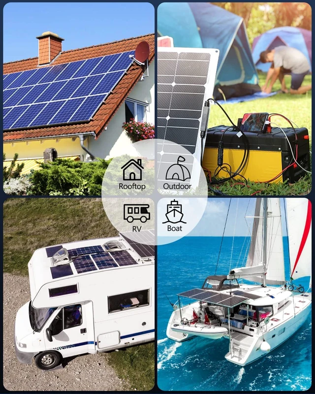 Alt view image 7 of 7 - 10AWG Solar Extension Cable with Double Cable Entry Gland & Female/Male Connector Adapter Kit for RV, Boat, Van & Solar Panel Projects