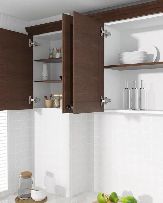 Alt view image 7 of 7 - 30 Pack Full Overlay Soft Close Cabinet Hinges, Stay at Will 105° Concealed Hinge, Smooth Slow Self Closing, 3D Adjustment, Clip-on Plate, Frameless Hidden Door Hardware for Kitchen Cupboard
