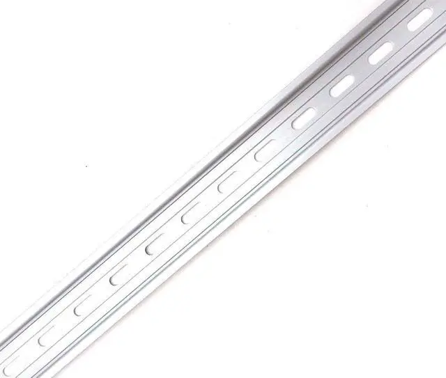 Main image of 10 Pieces DIN Rail Slotted Aluminum RoHS 1 Meter Long 35mm 7.5mm 10 Meters Total