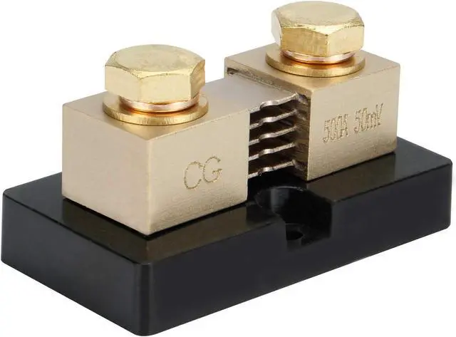 Main image of CG 500A 50mV Ampere Electrical Digital DC Current Shunt Resistor for amp Panel Ammeter Current Measurement Tester Gauge