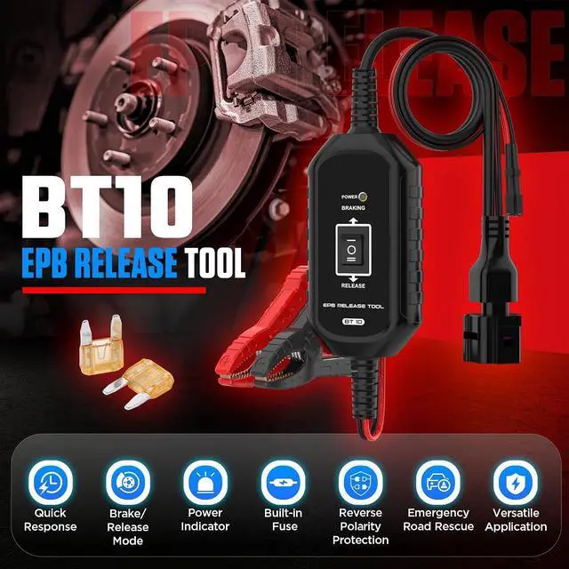 Alt view image 2 of 7 - BT10 EPB Release Tool, Emergency Electronic Parking Brake Tool Smart EPB Service Tool Dual-Channel Control EPB Reset Tool