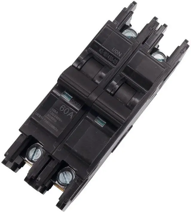 Main image of 42-107430-03 UEBI-70602BBDx HVAC Air Handler Circuit Breaker Replacement 2 Pole 60A 230VAC Model Specific Not Universal