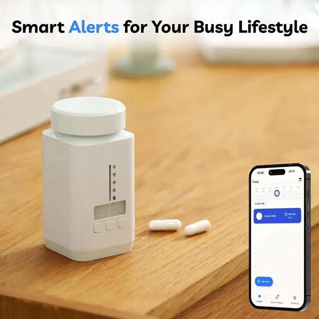 Alt view image 3 of 7 - Smart Pill Bottle