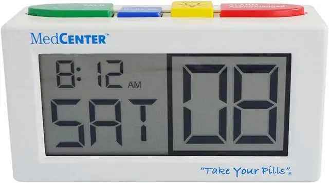 Alt view image 3 of 7 - e-Pill 4 Times a Day x 7 Day Large Weekly Pill Organizer, Vitamin, and Medicine Pillbox - with 4 Alarm Talking Reminder