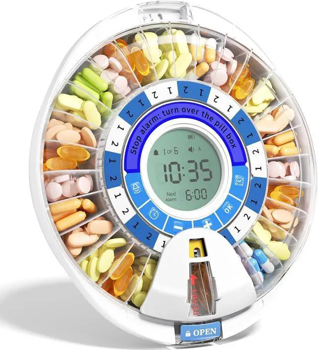 Main image of 2nd Gen Automatic Pill Dispenser for Elderly with Alarm