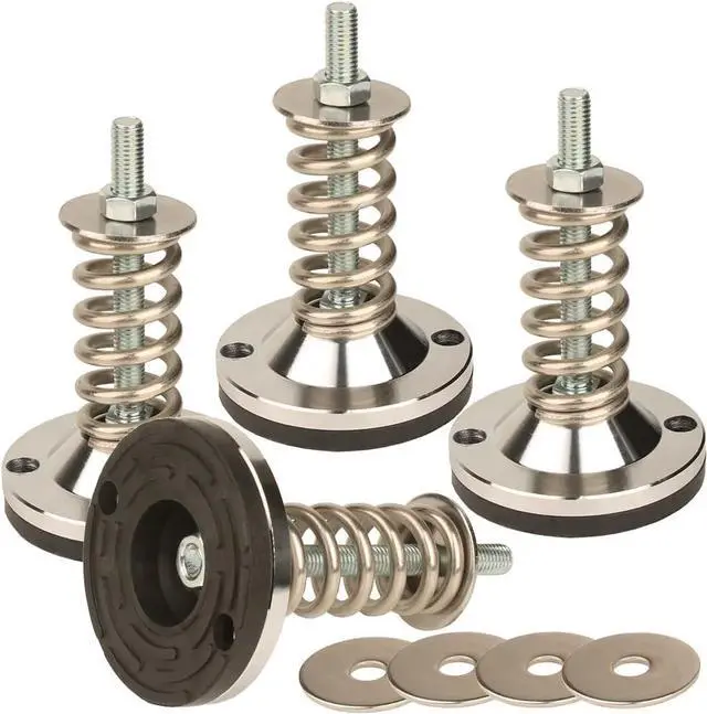 Main image of Split Type Heavy-Duty Spring Isolator,1800 lb Capacity,M12 Thread,4 Pack