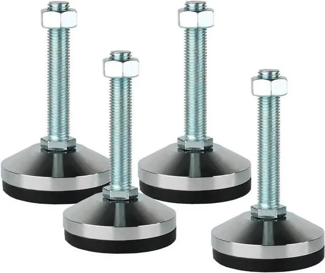 Main image of Heavy Duty Stainless Steel Leveling Feet,2600 lb Capacity,M16 Thread,4 Pack