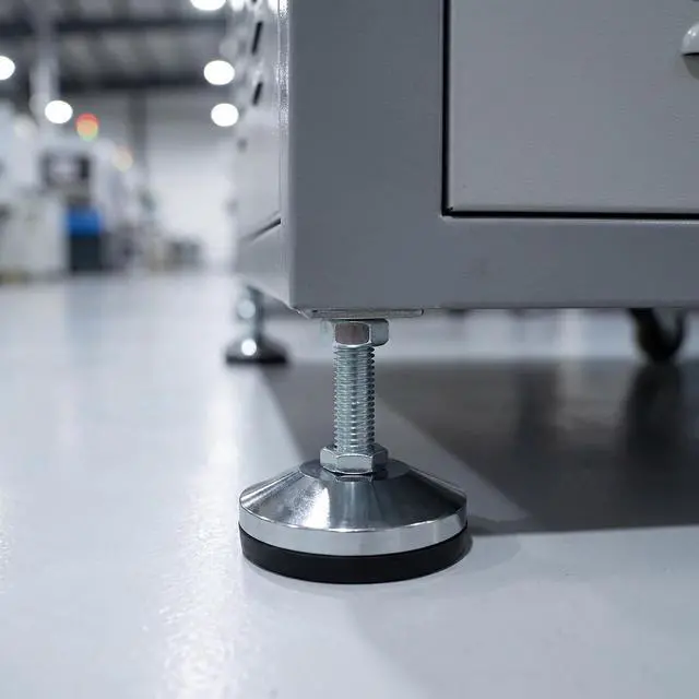Alt view image 5 of 6 - Heavy Duty Stainless Steel Leveling Feet,2600 lb Capacity,M16 Thread,4 Pack