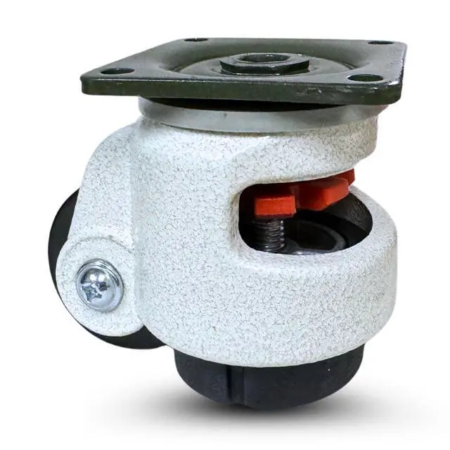 Alt view image 2 of 6 - - Retractable Leveling Machine Casters - 4 Pack - 2,400 lbs Per Set - Premium Quality - Heavy Duty Machine Retractable Casters - 600 lbs Capacity Each Caster - New Improved Design!