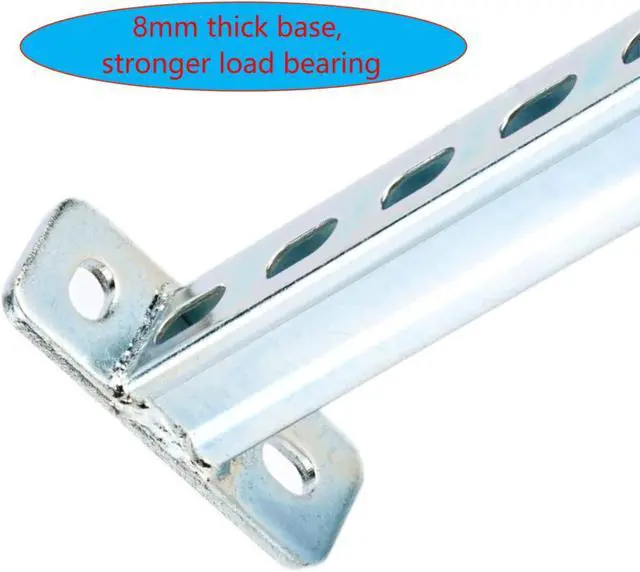 Alt view image 4 of 5 - 4 Pack Fasteners Braces,Steel Bracket,Steel Frame Stands, Display Stands, Pipe Stands, Metal Support Channel