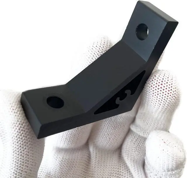 Alt view image 6 of 7 - 20Pcs 2020 Series Aluminum Extrusion Profile Hardware T Slot Corner Bracket